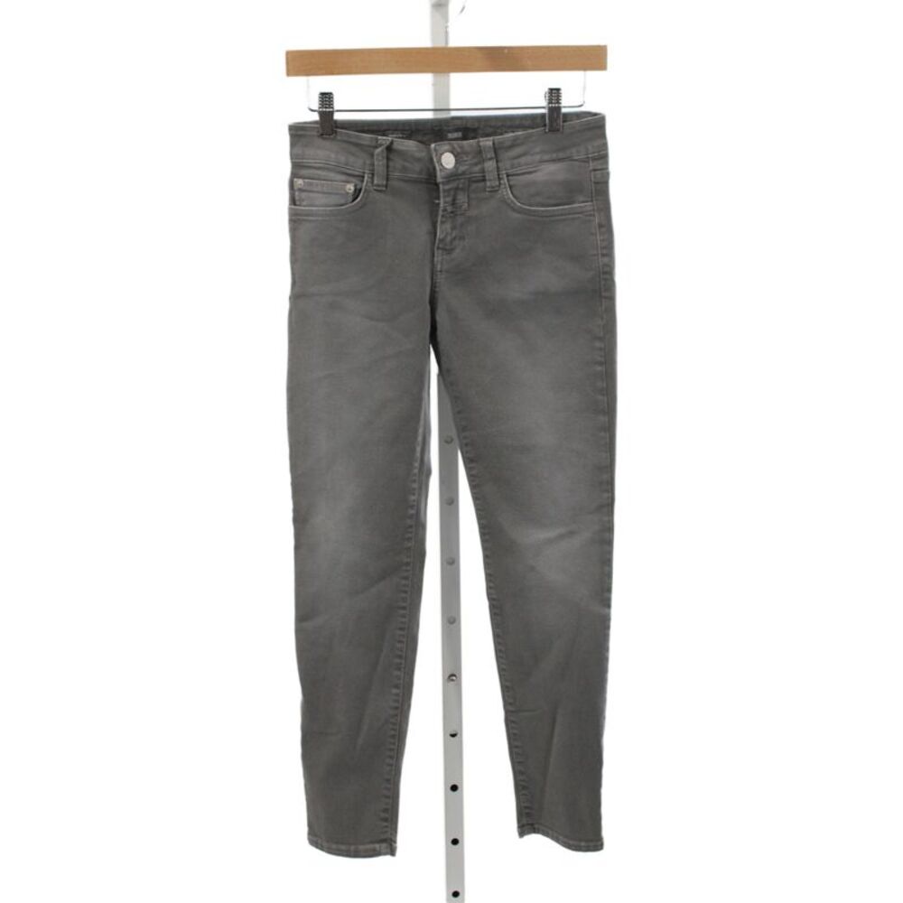 Closed Womens Cropped Gray Cotton Jeans Mid Rise Size 24